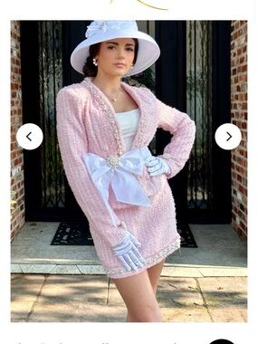 Mainstrip Pink Tweed 2PC suit